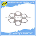 customized nonstandard aluminum 6 holes flanges